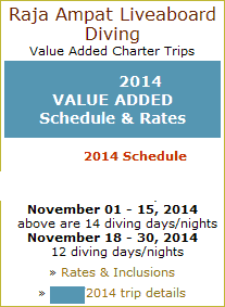 Indonesia Liveaboard Schedules & Rates