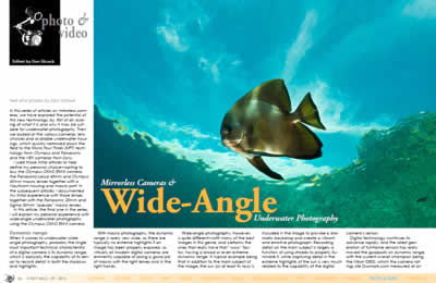 2014 Mirrorless Cameras & Wide-Angle Underwater Photography by Don Silcock